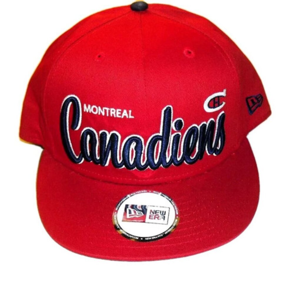 Montreal Canadiens New Era Red Snapback hat cap New Hockey Nhl